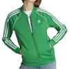 Adidas bluza damska rozpinana zielona bez kaptura